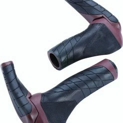 BBB Poignée ErgoTechSet 92/133mm + Embouts De Cintre 85mm Noir/Marron Ou Noir/Gris